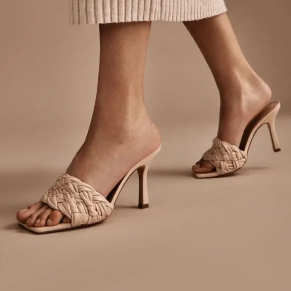 Marc Fisher LTD Draya Braided Sandal (Cream)